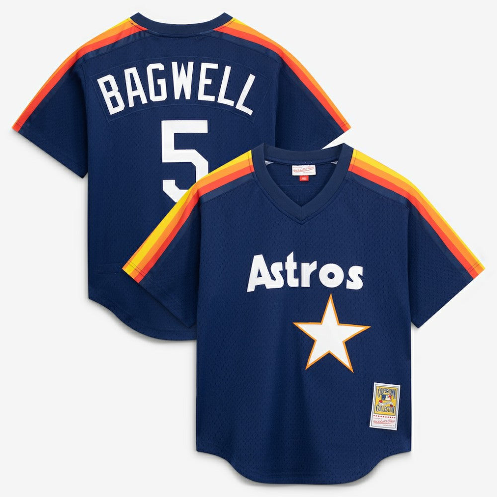 Jeff Bagwell Houston Astros Mitchell & Ness Authentic Batting Practice Jersey - Navy Jerseys
