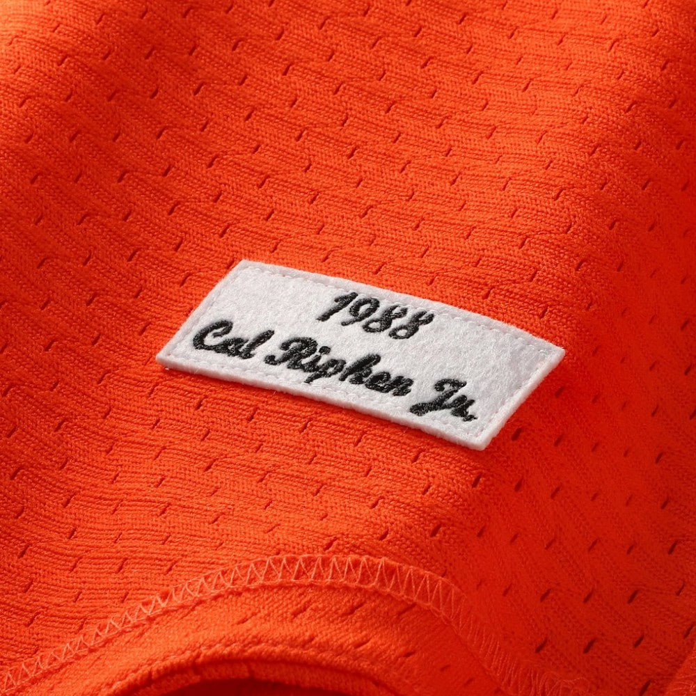Cal Ripken Jr. Baltimore Orioles Mitchell & Ness Authentic Batting Practice Jersey - Orange Jerseys