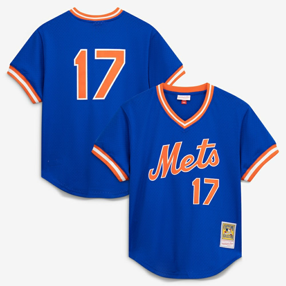 Keith Hernandez New York Mets Mitchell & Ness Authentic Batting Practice Jersey - Royal Jerseys