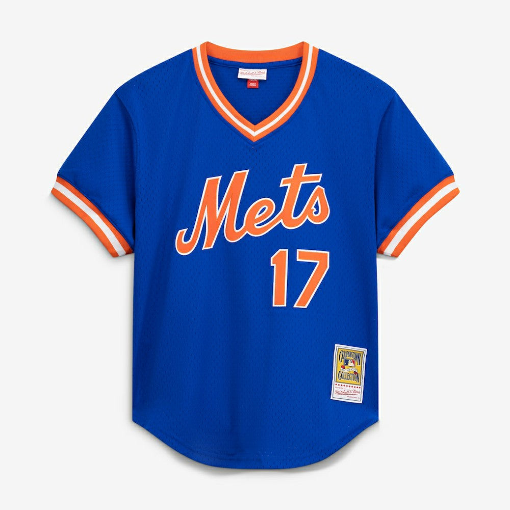 Keith Hernandez New York Mets Mitchell & Ness Authentic Batting Practice Jersey - Royal Jerseys