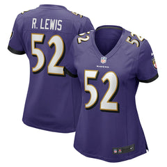 Ray Lewis Baltimore Ravens Women's Game Jersey - Purple Jerseys