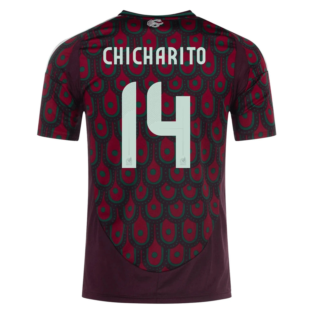 Adidas 2024-25 Mexico Youth Stadium Home Soccer Jersey