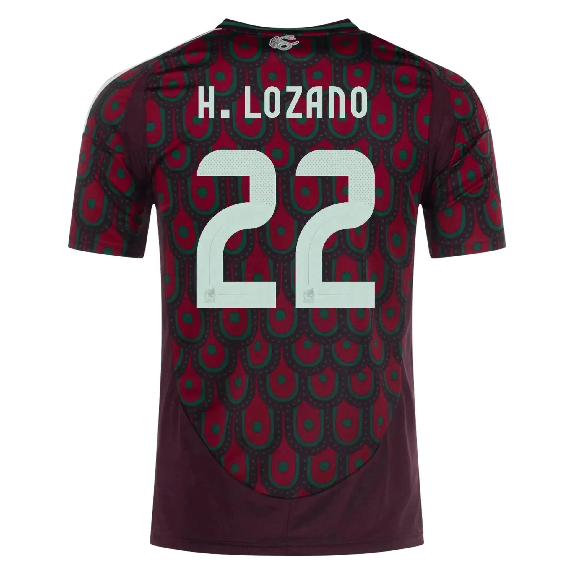 Adidas 2024-25 Mexico Youth Stadium Home Soccer Jersey
