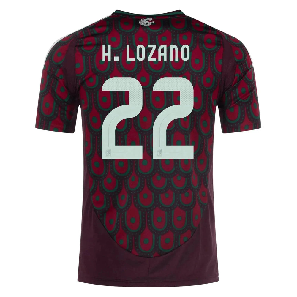 Adidas 2024-25 Mexico Youth Stadium Home Soccer Jersey