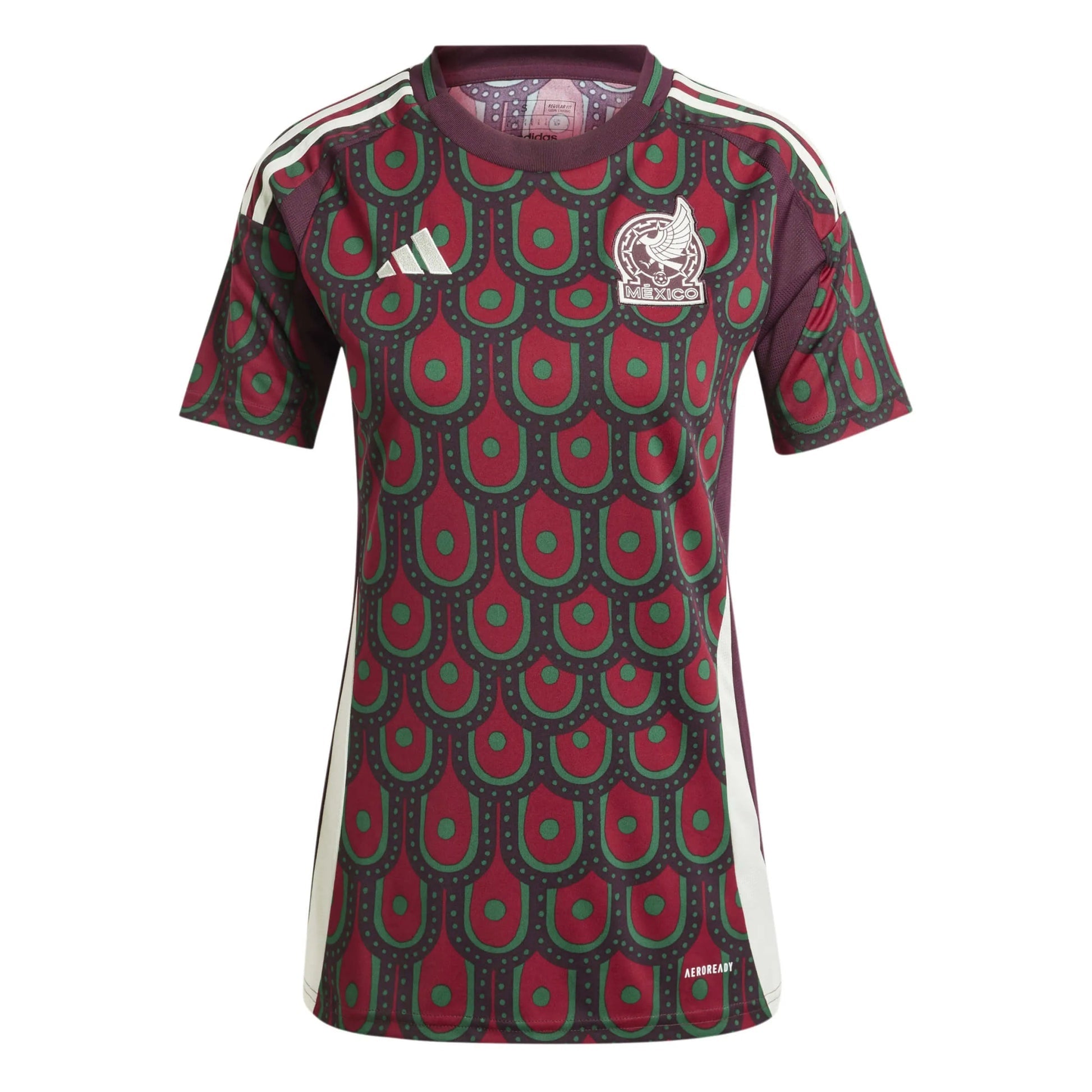 Adidas 2024-25 Mexico Women's Stadium Home Soccer Jersey