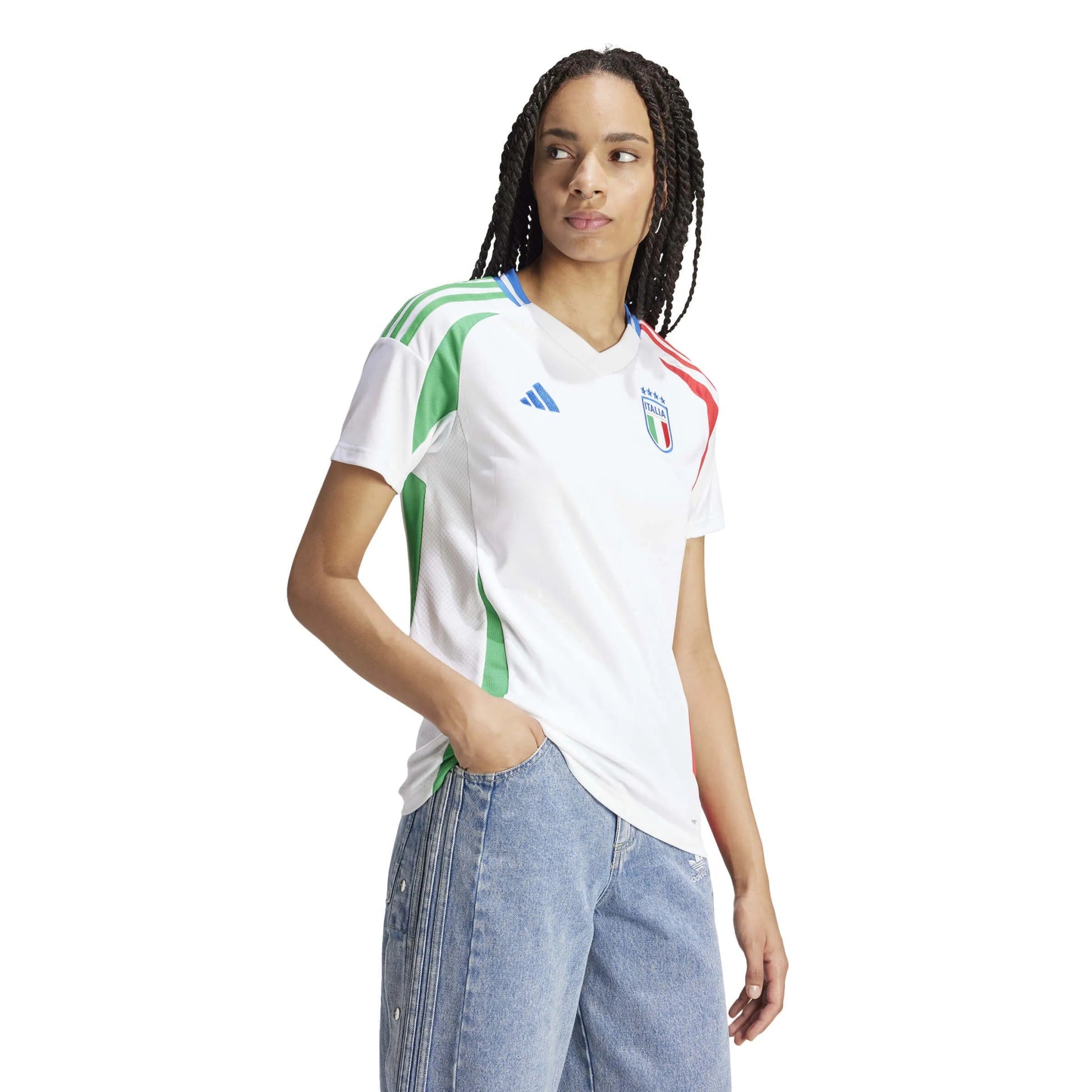 Adidas 2024-25 Italy Women's Away Soccer Jersey