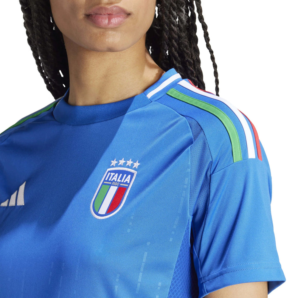 Adidas 2024-25 Italy Women's Stadium Home Soccer Jersey