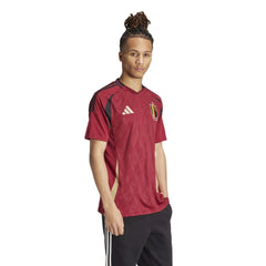 Adidas 2024-25 Belgium Men's Stadium Home Soccer Jersey