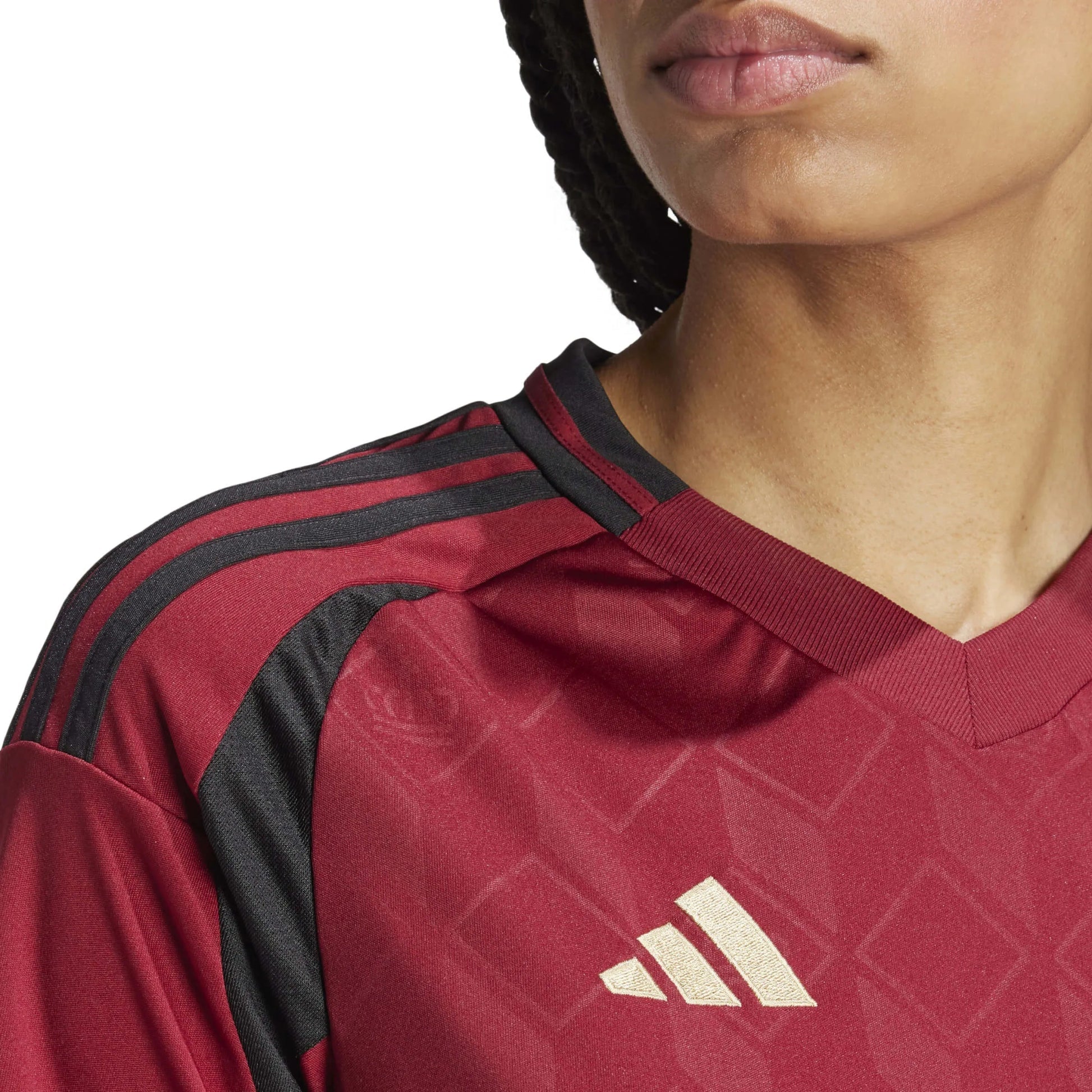 Adidas 2024-25 Belgium Women's Stadium Home Soccer Jersey