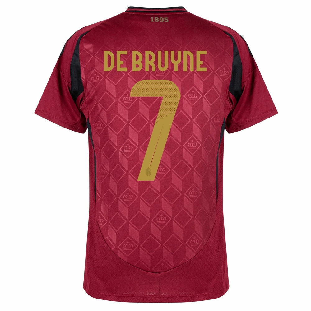 Adidas 2024-25 Belgium Women's Stadium Home Soccer Jersey