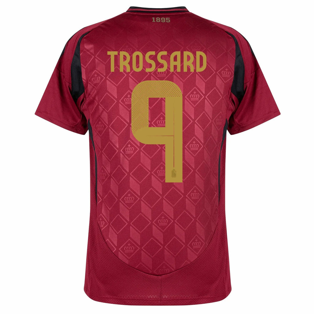 Adidas 2024-25 Belgium Women's Stadium Home Soccer Jersey