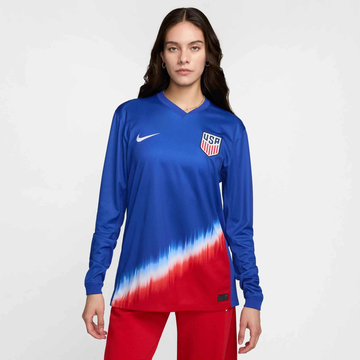 Nike 2024-25 USA Men's Stadium Away Long-Sleeve Soccer Jersey