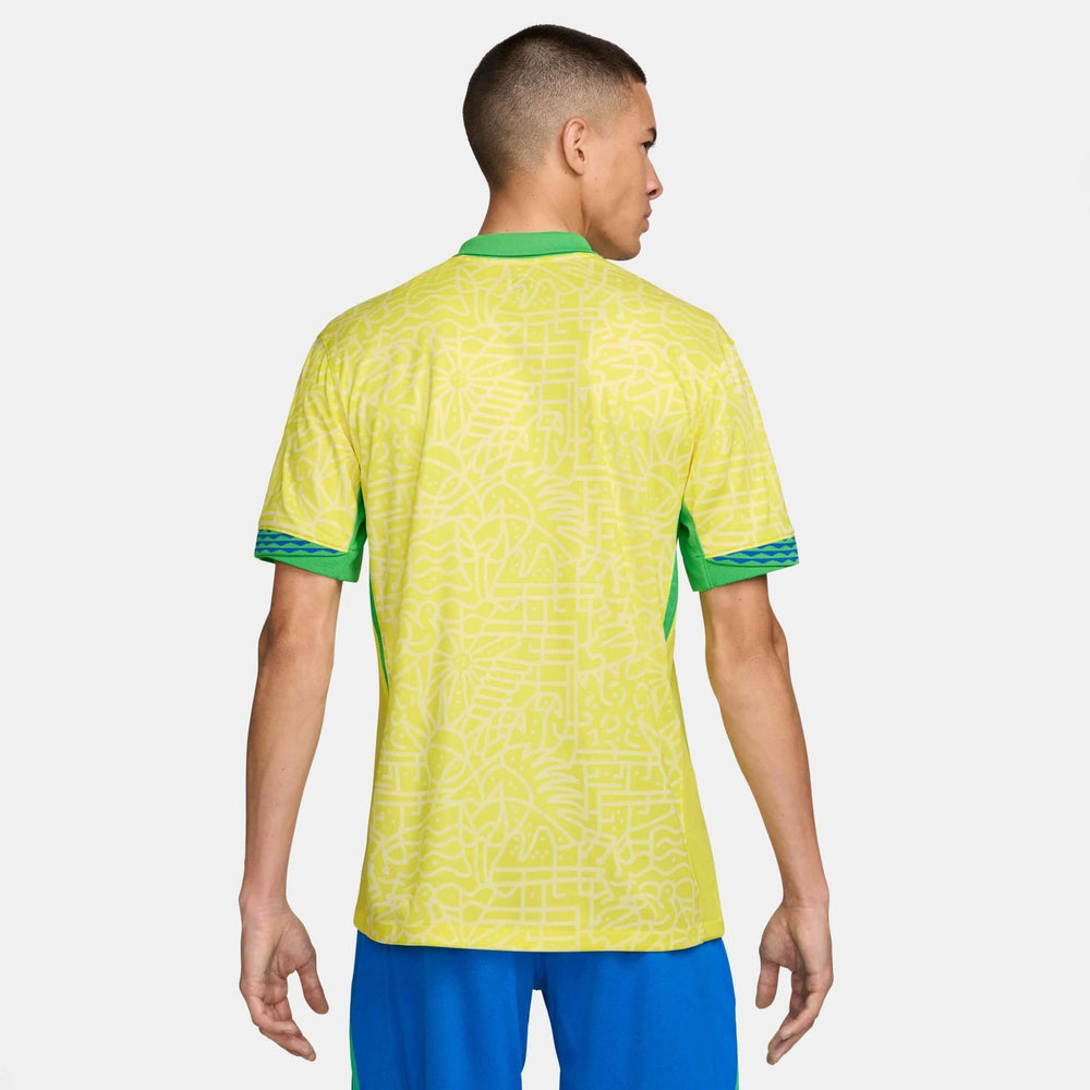 Nike 2024-25 Brazil Men's Stadium Home Soccer Jersey