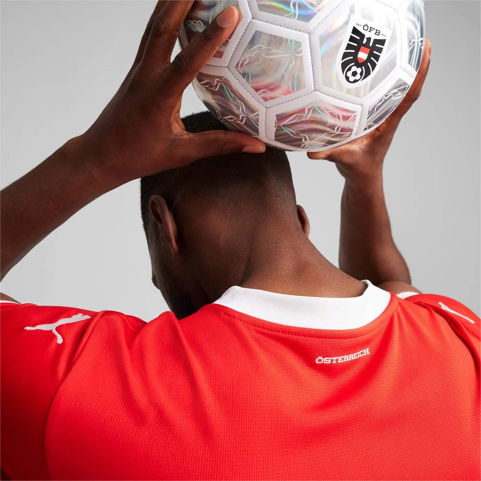 Puma 2024-25 Austria Men's Stadium Home Soccer Jersey