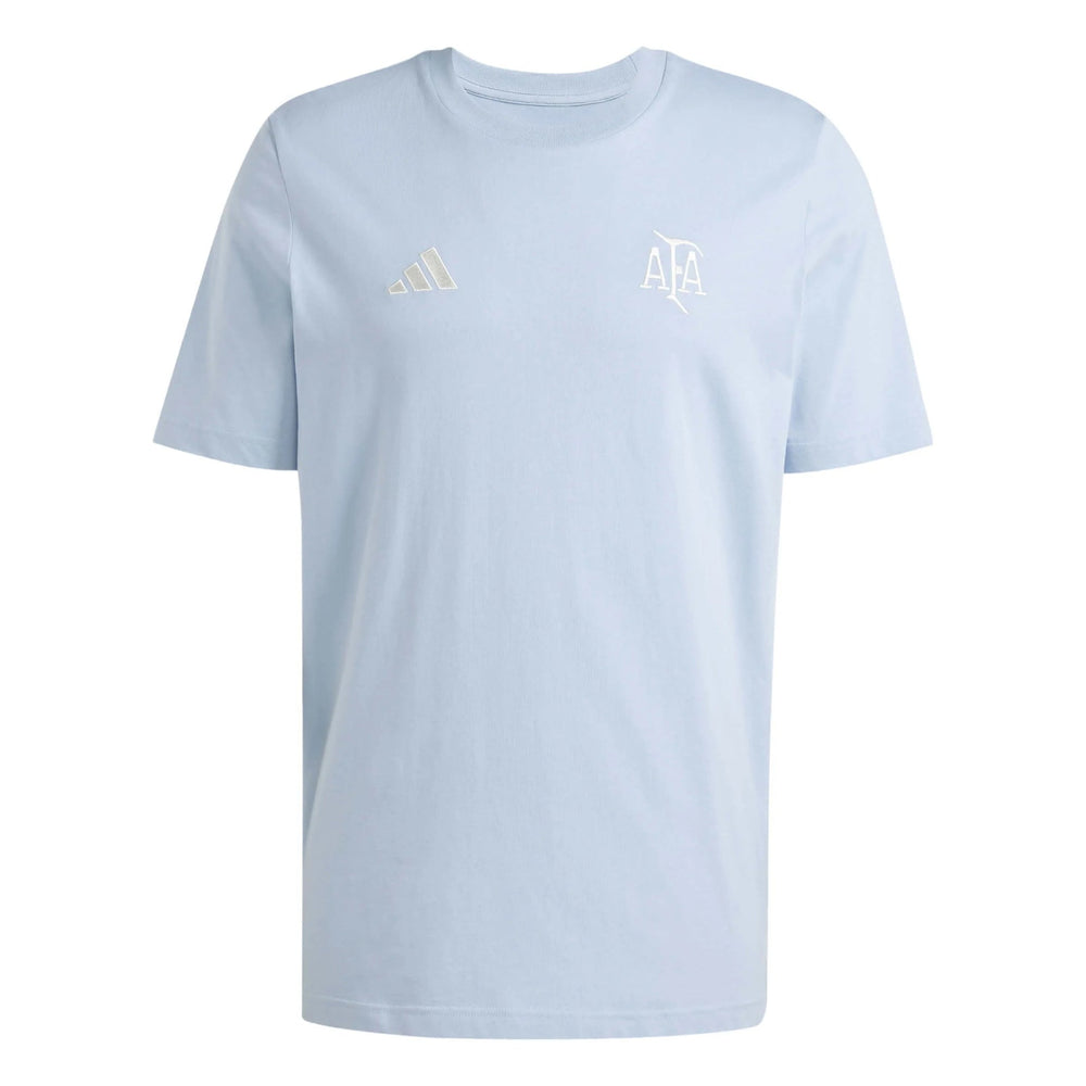 Adidas 2025 Argentina Men's 50th Anniversary DNA Tee Black / Light Onix