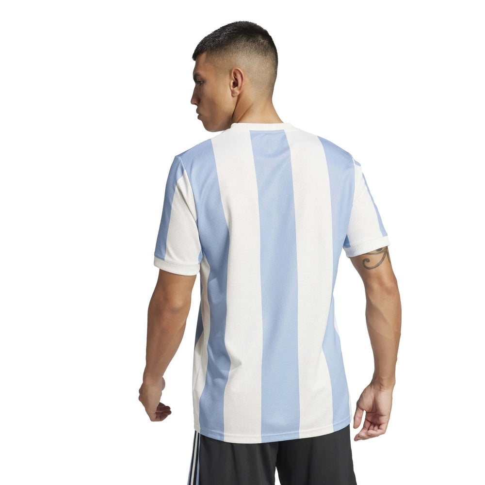 Adidas 2025 Argentina Men's 50th Anniversary Stadium Soccer Jersey Ambient Sky / Cloud White