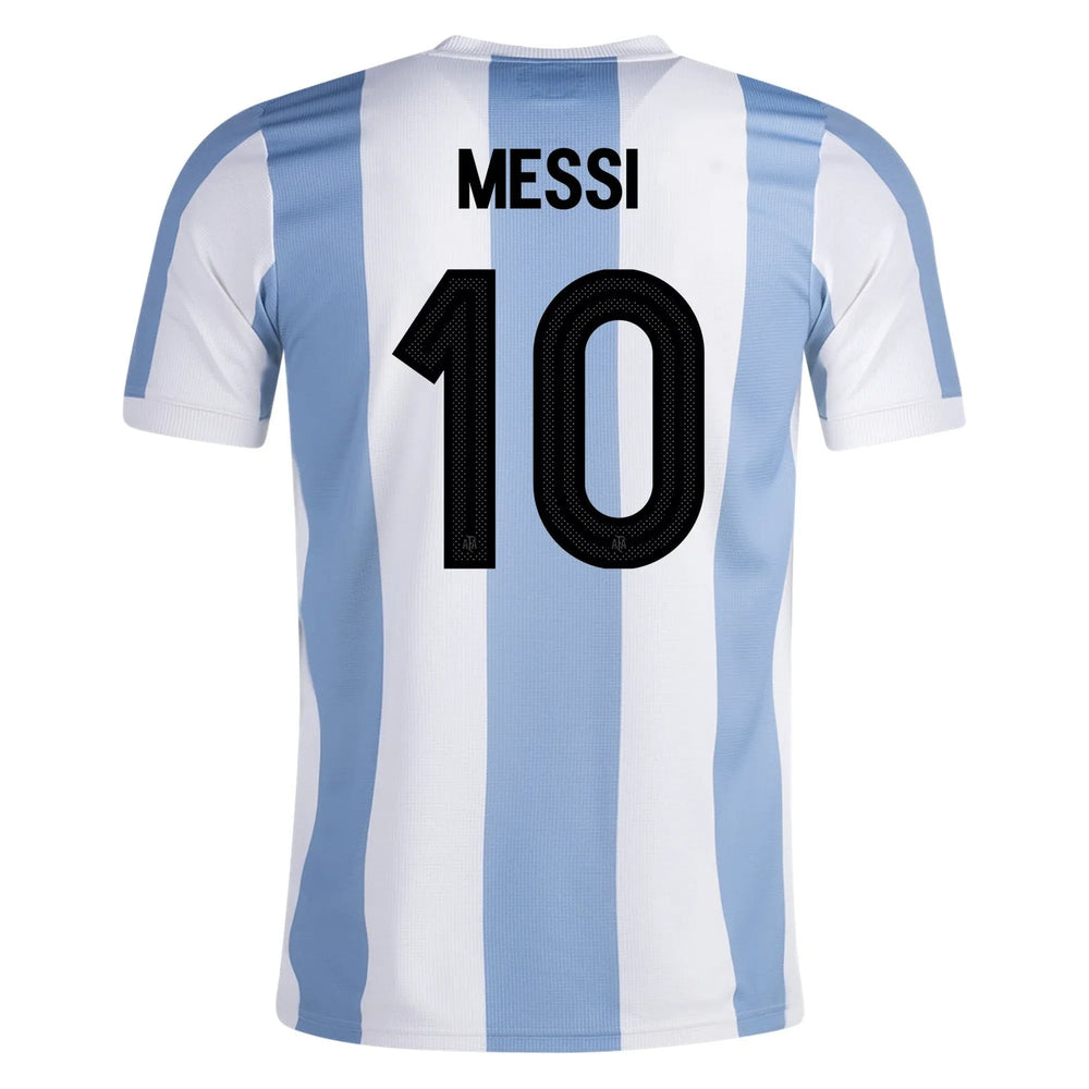 Adidas 2025 Argentina Men's 50th Anniversary Stadium Soccer Jersey Ambient Sky / Cloud White