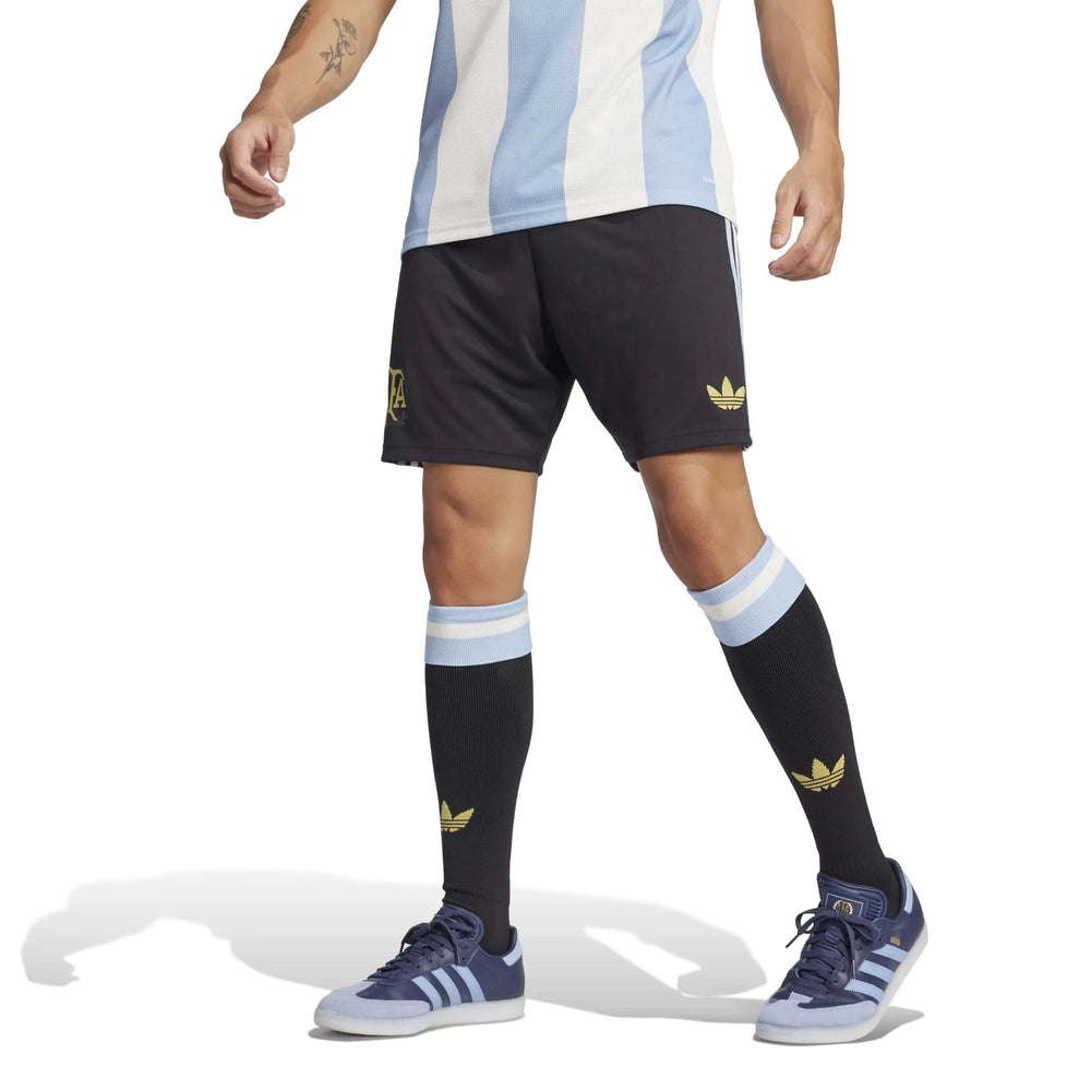Adidas 2025 Argentina Men's 50th Anniversary Soccer Shorts Black