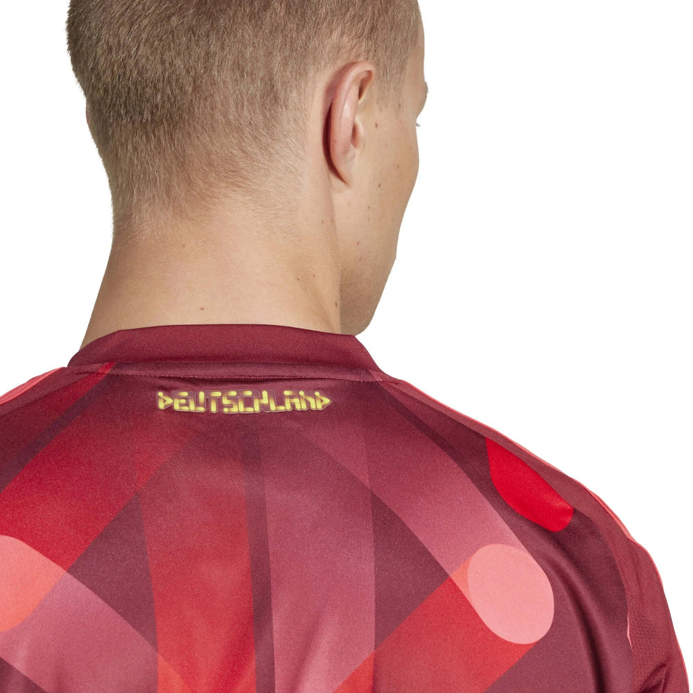 Adidas 2025 Germany Women's (Men's Cut) Stadium Away Soccer Jersey Team Coll Burgundy 2