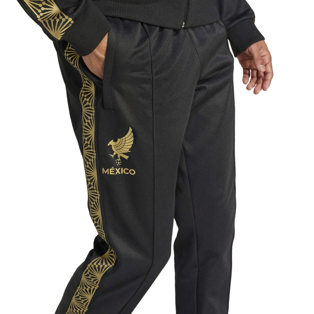 Adidas 2025 Mexico Men's De Oro Track Pants Black