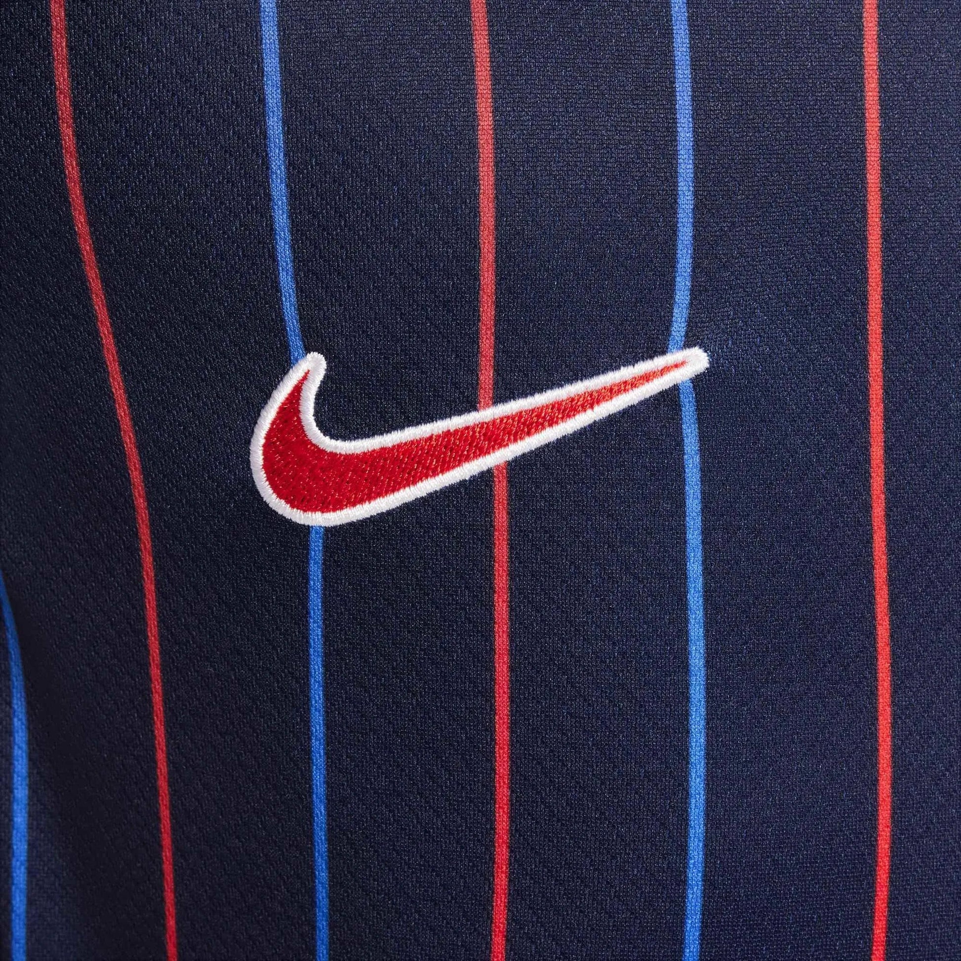 Nike 2025 USA Youth Stadium Away Soccer Jersey Obsidian/Challenge Red
