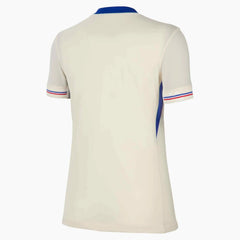 Nike 2025 France Women's Stadium Away Soccer Jersey Pale Ivory/Bright Blue/Light Madder Root