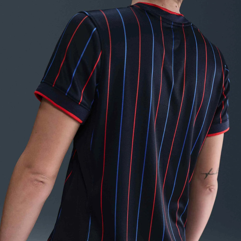 Nike 2025 USA Women's 4-Star Stadium Away Soccer Jersey Obsidian/Challenge Red/Challenge Red