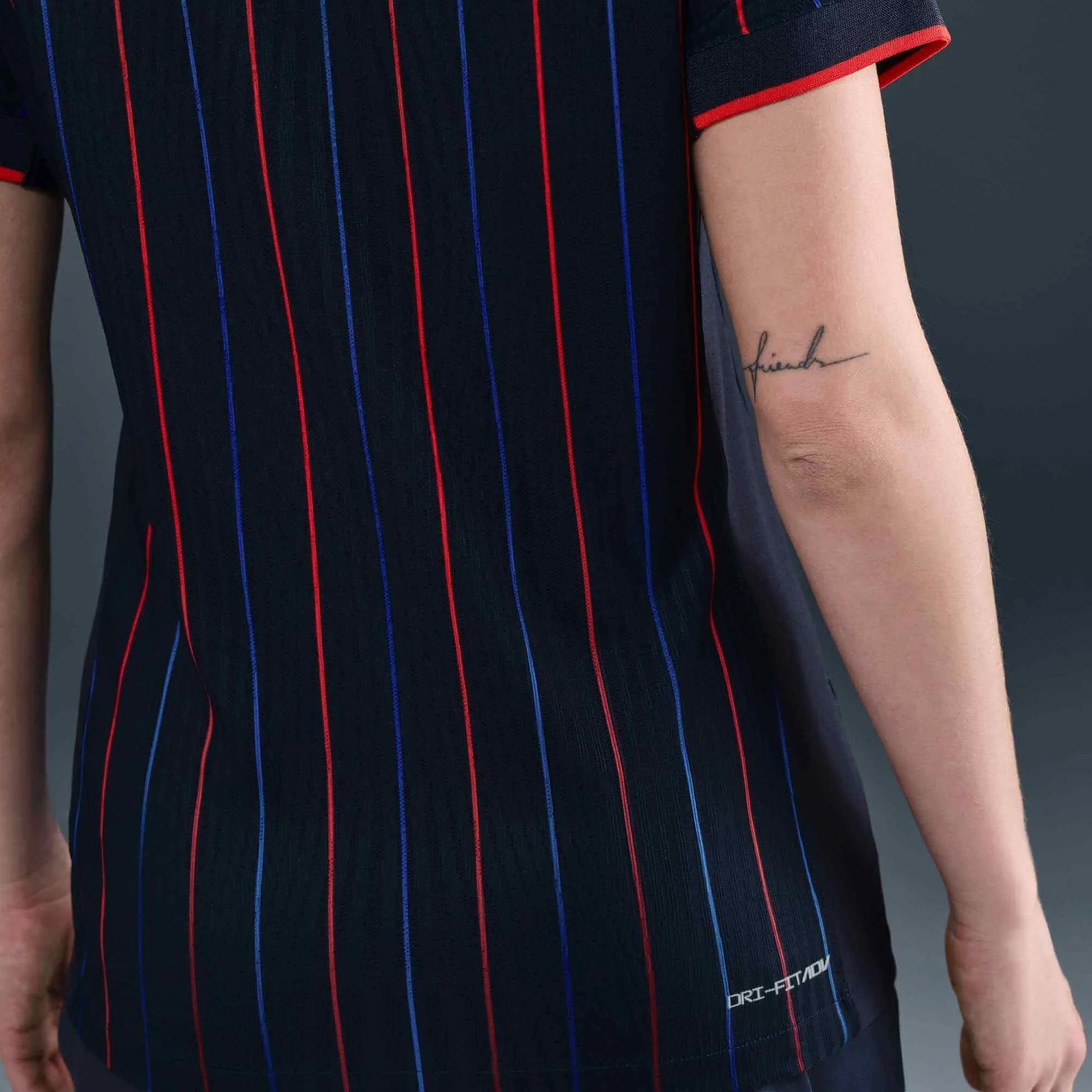Nike 2025 USA Women's 4-Star Authentic Away Soccer Jersey Obsidian/Challenge Red/Challenge Red