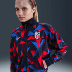 Nike 2025 USA Women's Academy Pro Anthem Jacket Obsidian/Challenge Red