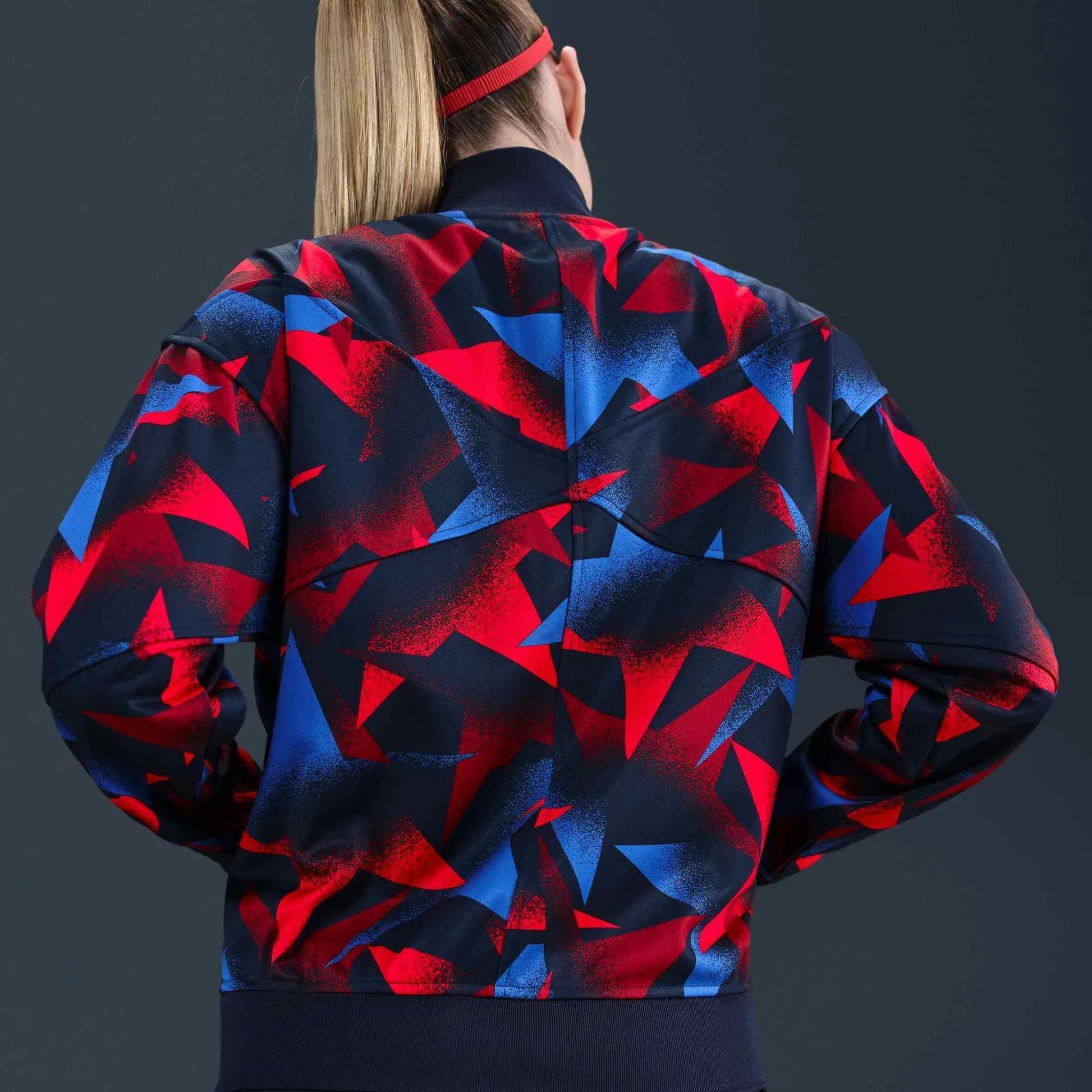 Nike 2025 USA Women's Academy Pro Anthem Jacket Obsidian/Challenge Red