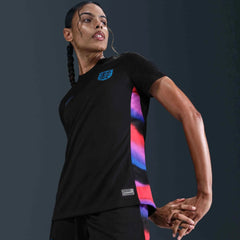 Nike 2025 England Women's Stadium Away Soccer Jersey Black/Light Photo Blue