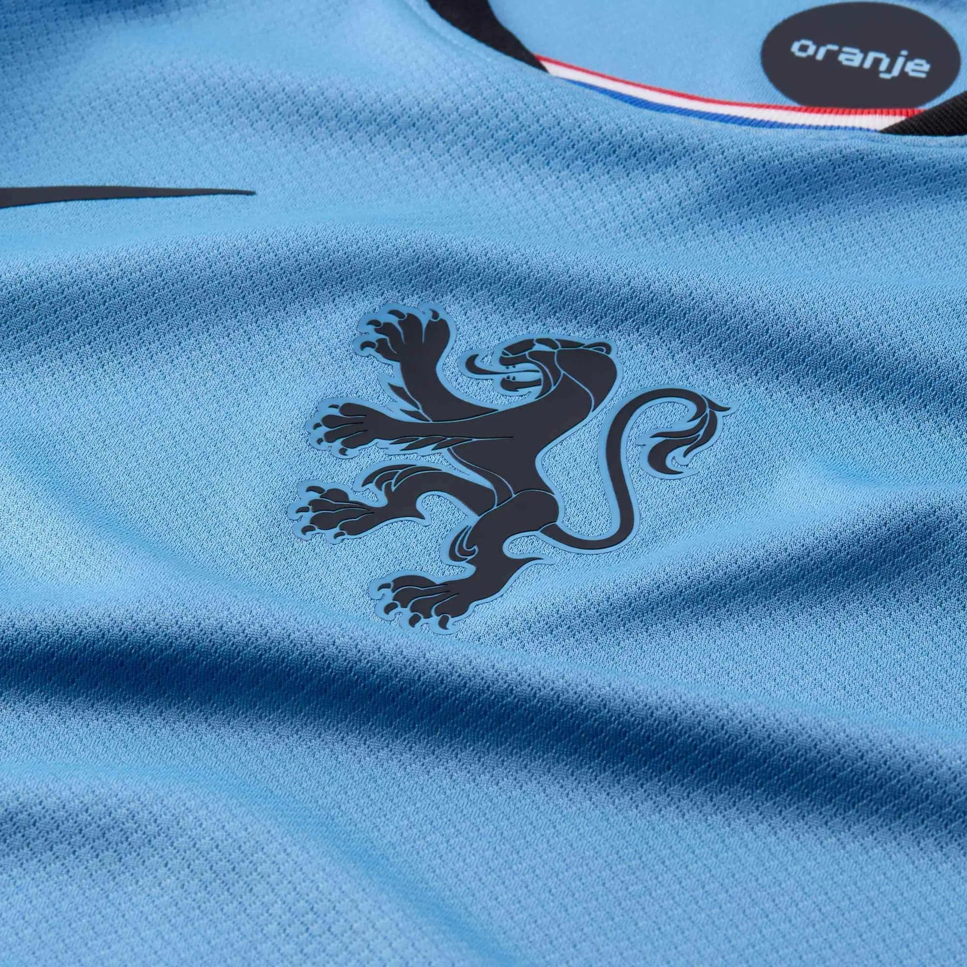 Nike 2025 Netherlands Women's Stadium Away Soccer Jersey Blue Beyond/Black