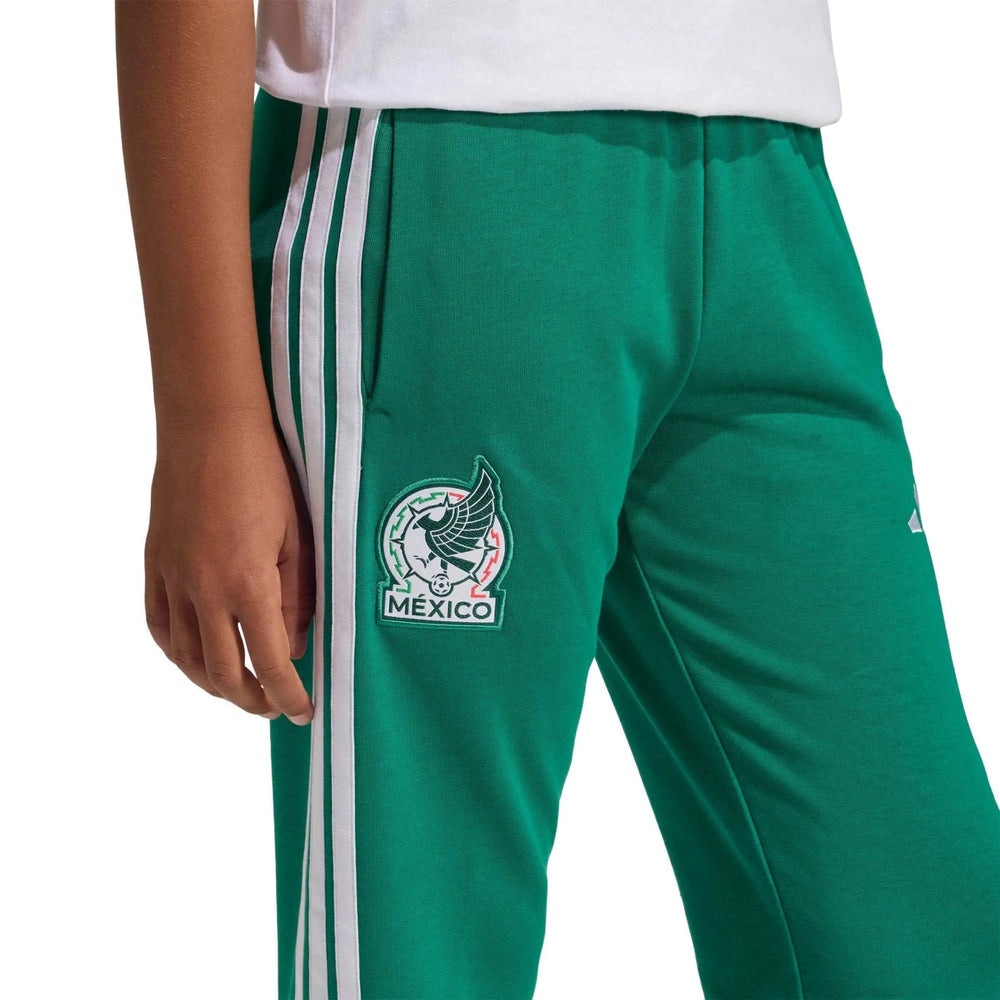 Adidas 2026 Mexico Youth Pants Bold Green