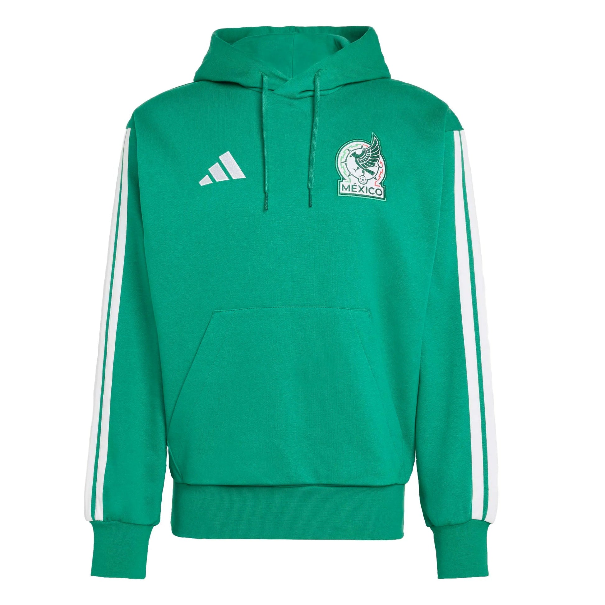 Adidas 2026 Mexico Men's DNA Hoodie Bold Green