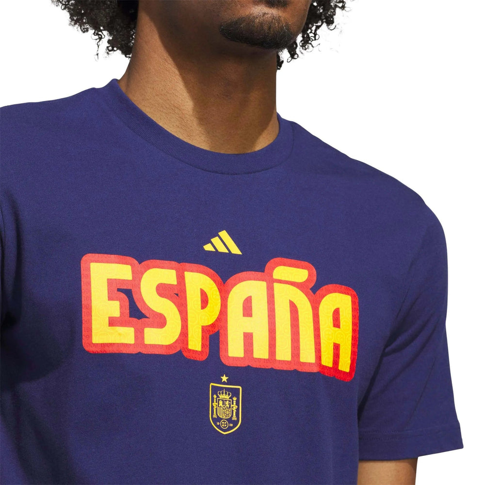 Adidas 2026 Spain Men's World Cup HJH Tee Dark Blue