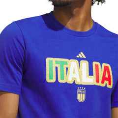 Adidas 2026 Italy Men's World Cup HJH Tee Semi Lucid Blue