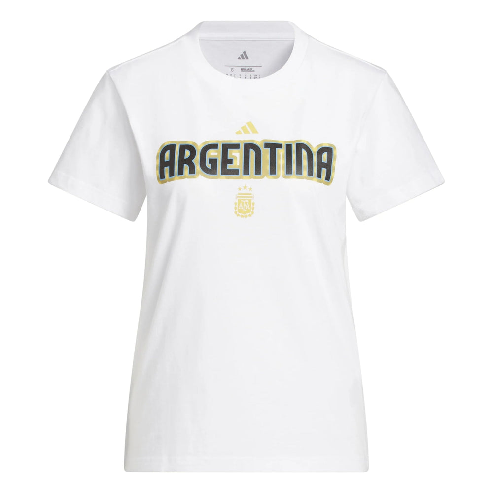 Adidas 2026 Argentina Women's World Cup HJH Tee White