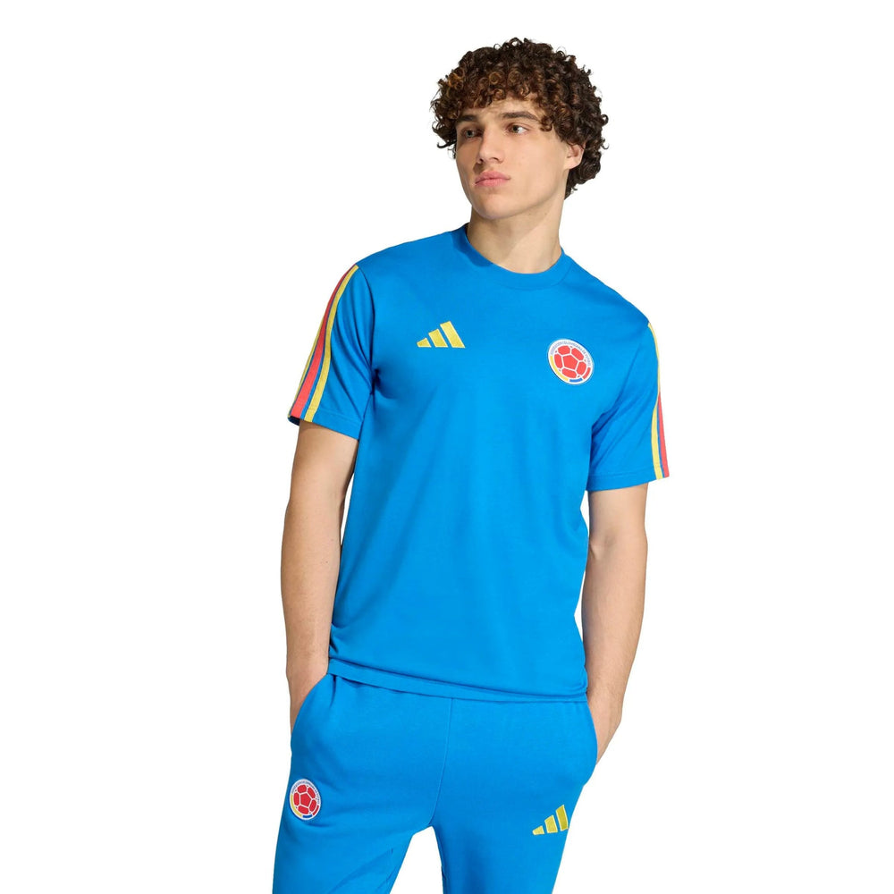 Adidas 2026 Colombia Men's DNA Tee Bright Royal