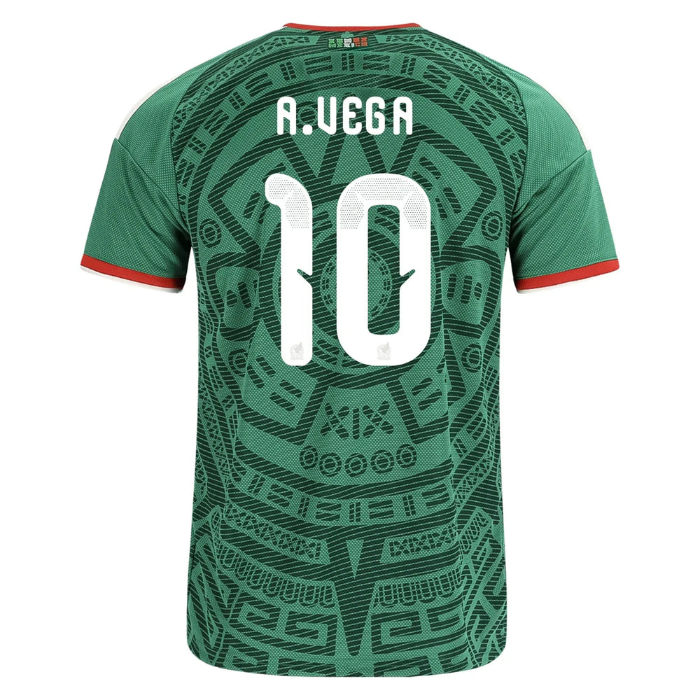 Adidas 2026 Mexico Men's Stadium Home Soccer Jersey Bold Green