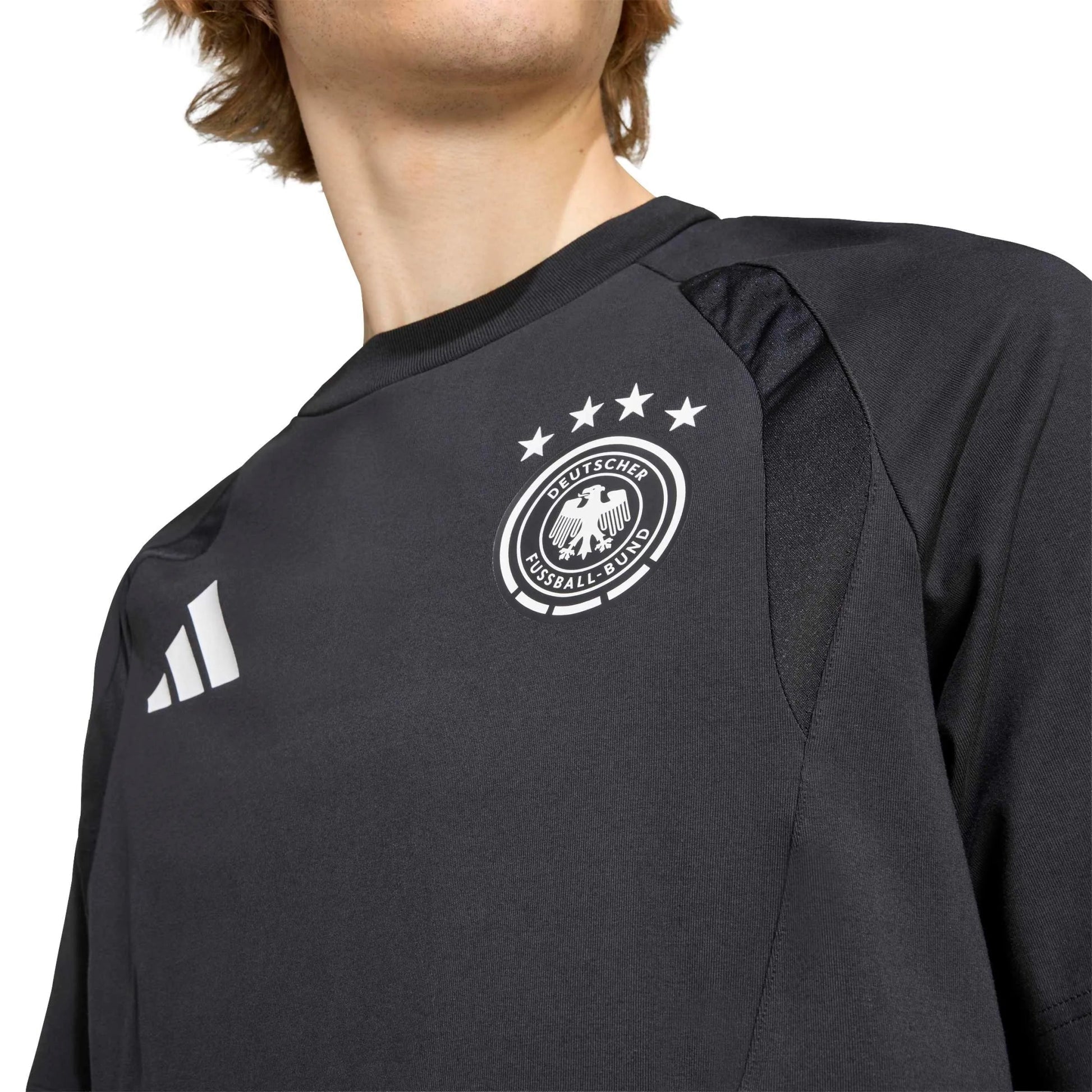 Adidas 2026 Germany Men's Tiro Travel Tee Black