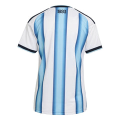 Adidas 2026 Argentina Women's Stadium Home Soccer Jersey White / Icey Blue / Light Blue