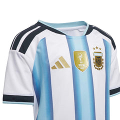 Adidas 2026 Argentina Kid's Home Mini Kit White / Icey Blue / Light Blue