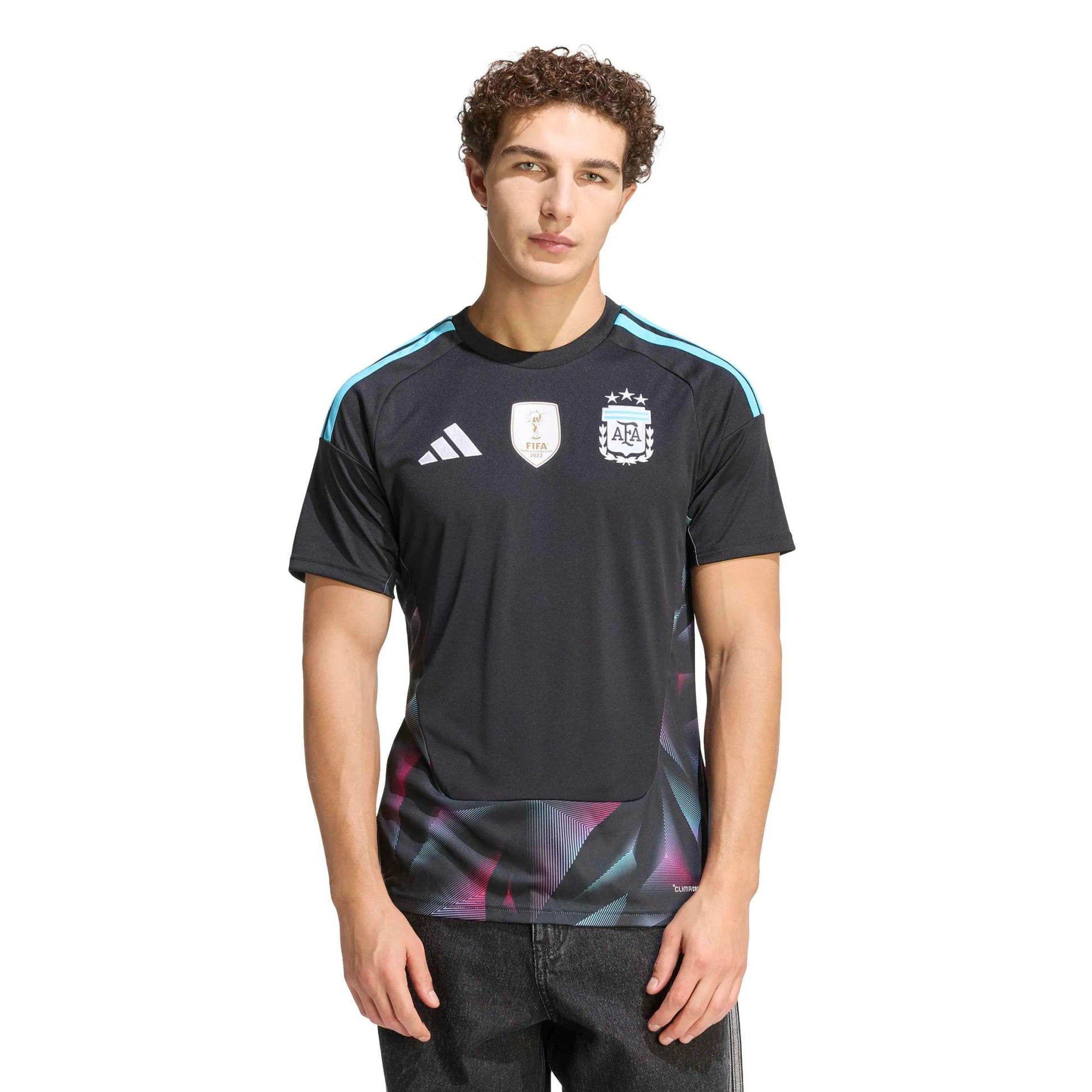 Adidas 2026 Argentina Men's Stadium Home Goalkeeper Soccer Jersey Black