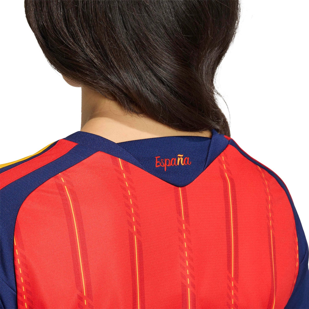 Adidas 2026 Spain Women's Stadium Home Cropped Soccer Jersey Vivid Red