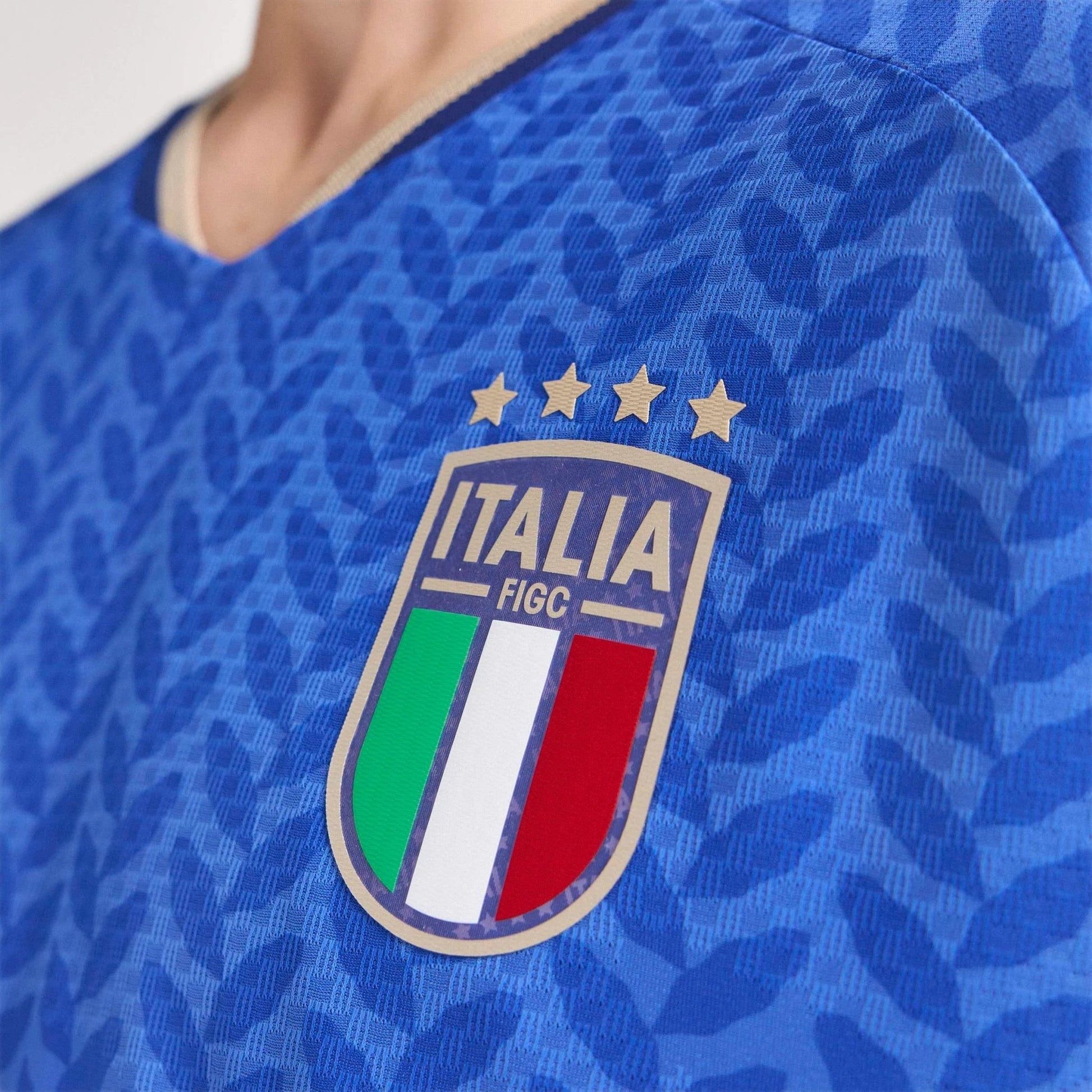 Adidas 2026 Italy Men's Authentic Home Soccer Jersey Bold Blue