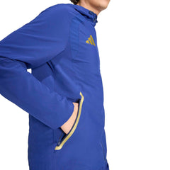 Adidas 2026 Italy Men's Tiro Travel Full Zip Windbreaker Victory Blue
