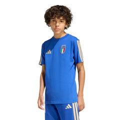 Adidas 2026 Italy Youth DNA Tee Old Blue