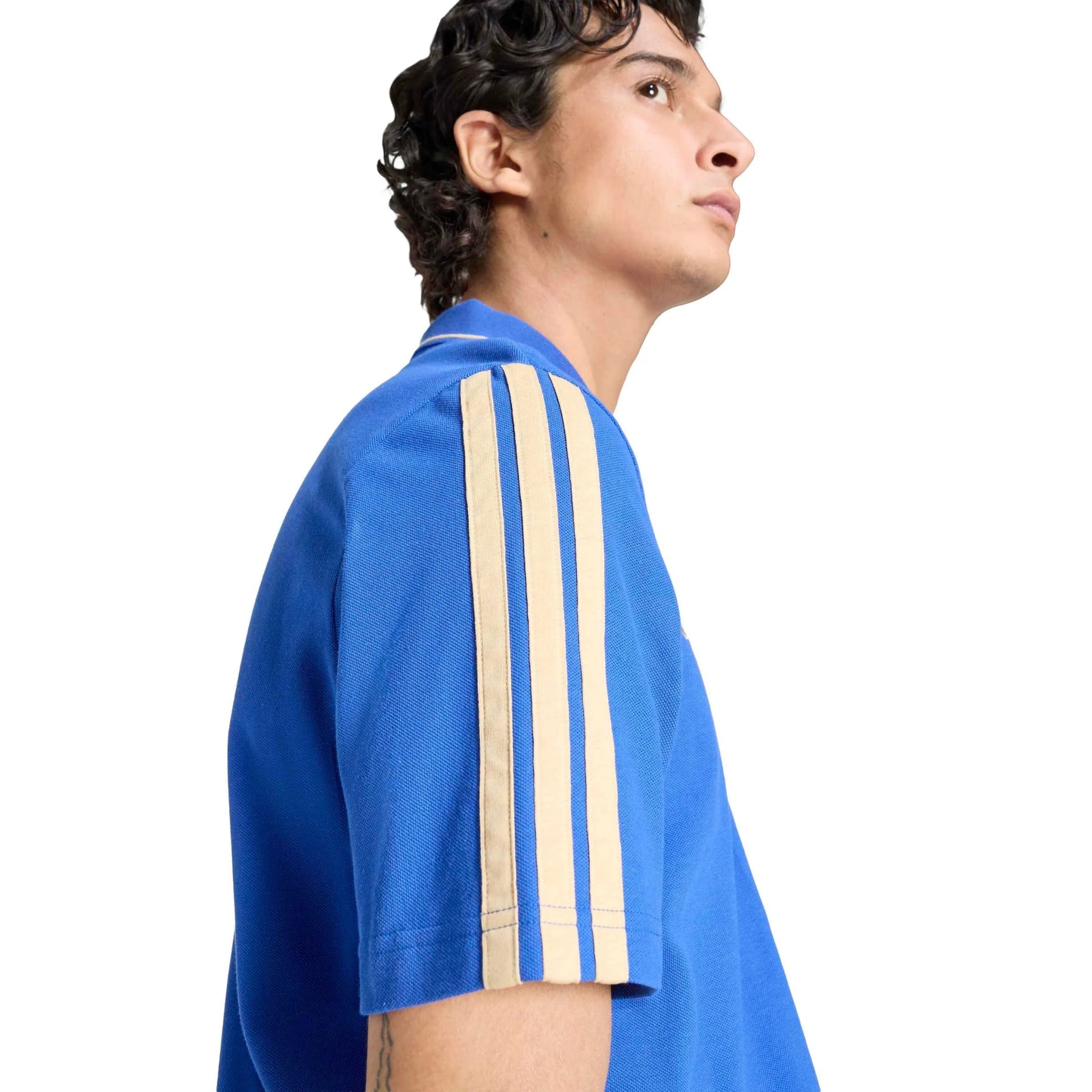 Adidas 2026 Italy Men's DNA Polo Bold Blue