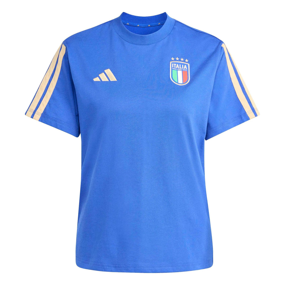 Adidas 2026 Italy Women's DNA Tee Bold Blue