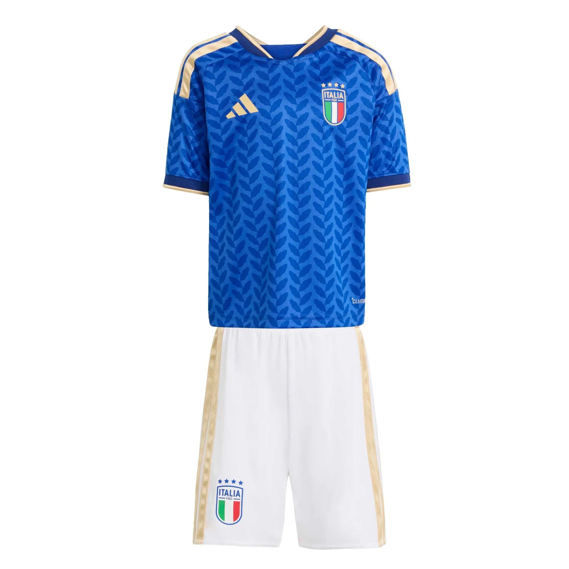Adidas 2026 Italy Kid's Home Mini Kit Bold Blue